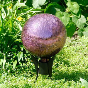 Crackle Glass Gazing Globes