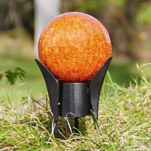 Crackle Glass Gazing Globes