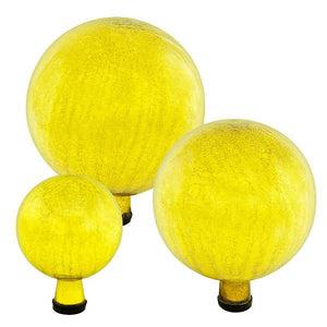 Crackle Glass Gazing Globes
