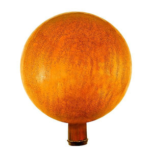 Crackle Glass Gazing Globes 6 inch / Mandarin