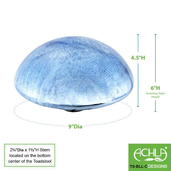 Crackle Glass Toadstool