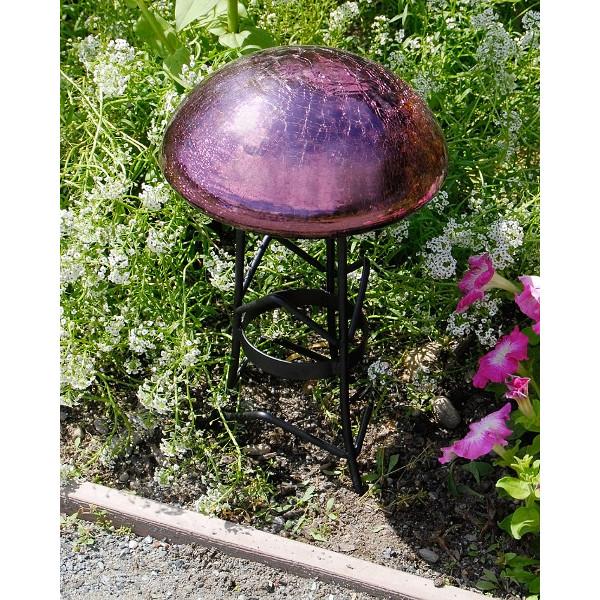 Crackle Glass Toadstool
