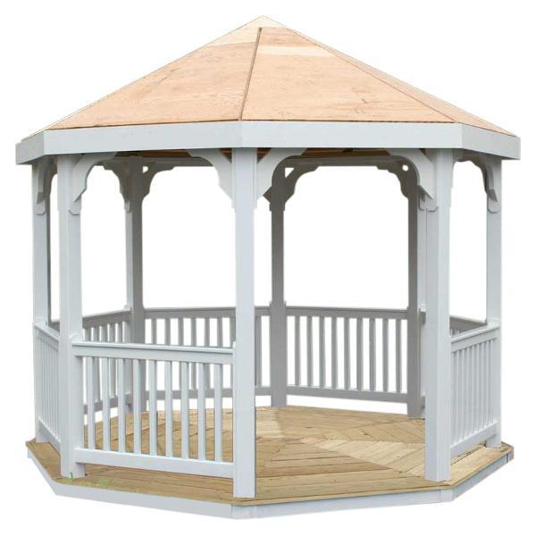 Creekvine Design 10 ft Vinyl Gazebo Other Furniture