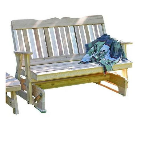 Creekvine Designs Cedar Countryside Rocking Glider
