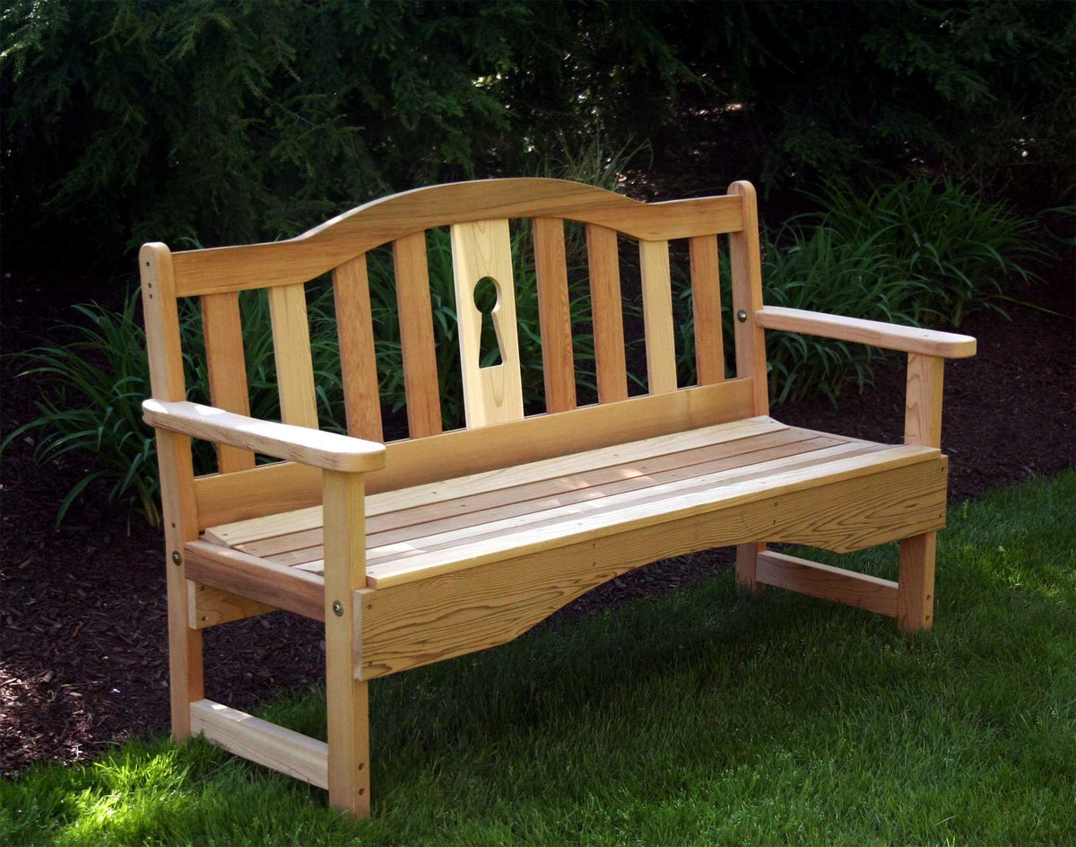 Creekvine Designs Cedar Keyway Garden Bench Garden Benches