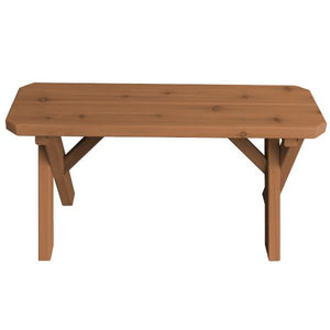 Cross Leg Cedar Picnic Bench Picnic Bench 3ft / Oak Stain