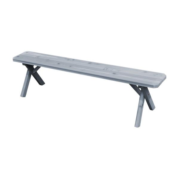 Cross Leg Cedar Picnic Bench Picnic Bench 6ft / Gray Stain