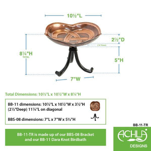 Dara Knot Birdbath Birdbath