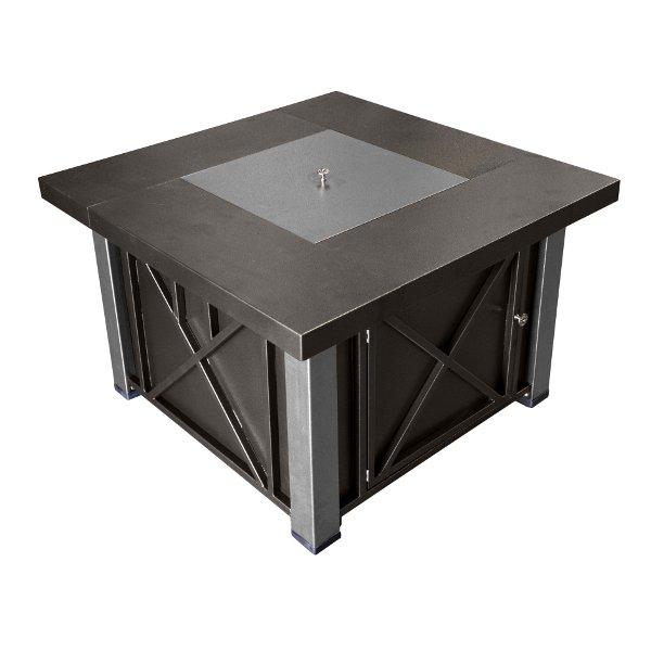 Decorative Hammered Bronze Fire Pit with Stainless Steel Legs Fire Pits