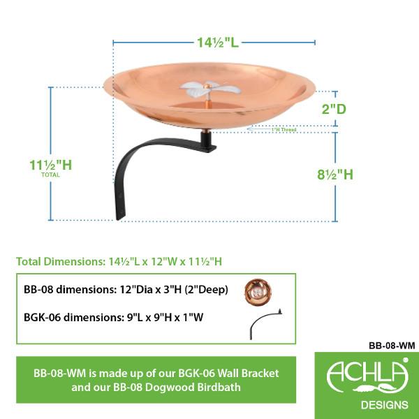 Dogwood Birdbath Birdbath