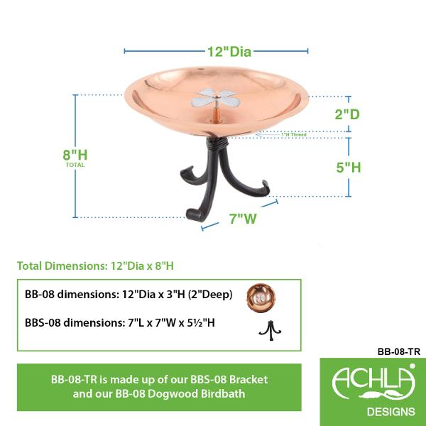 Dogwood Birdbath Birdbath