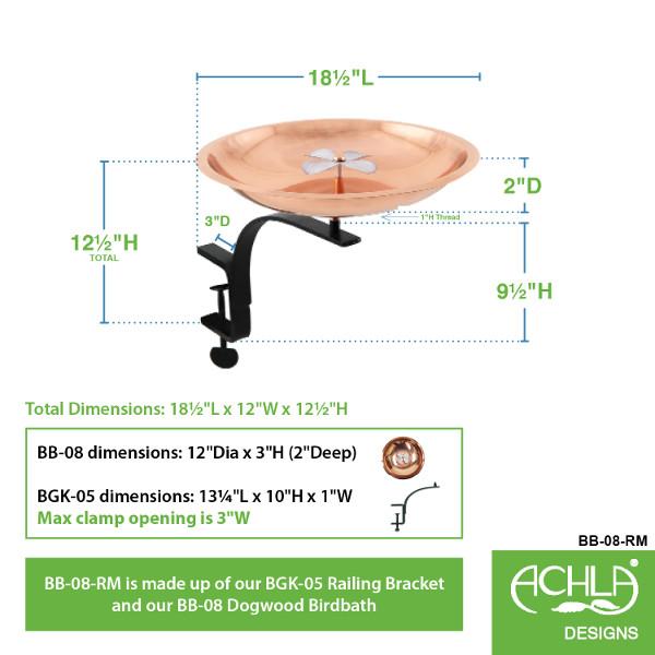 Dogwood Birdbath Birdbath