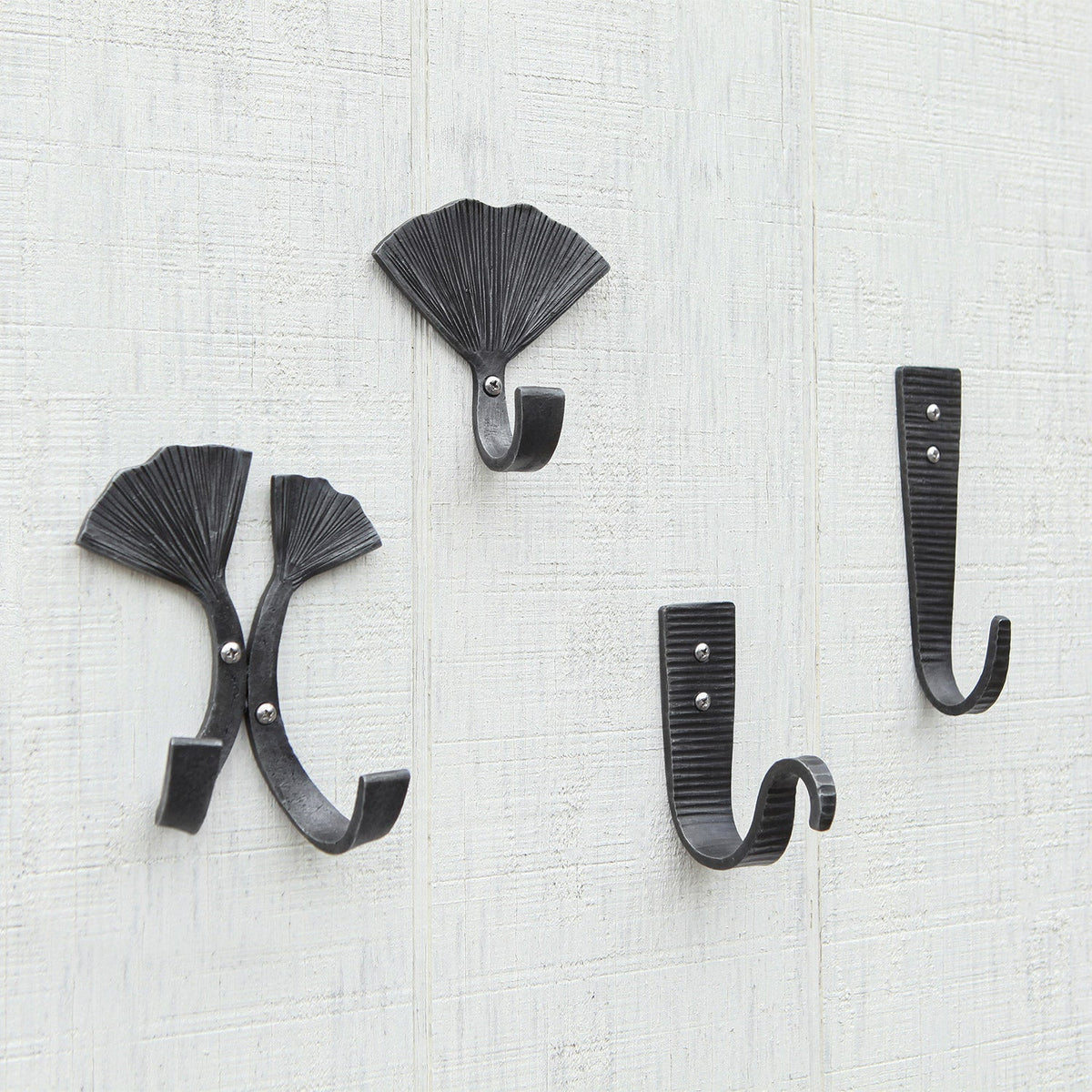 Double Ginkgo Leaf Hook Leaf Hook