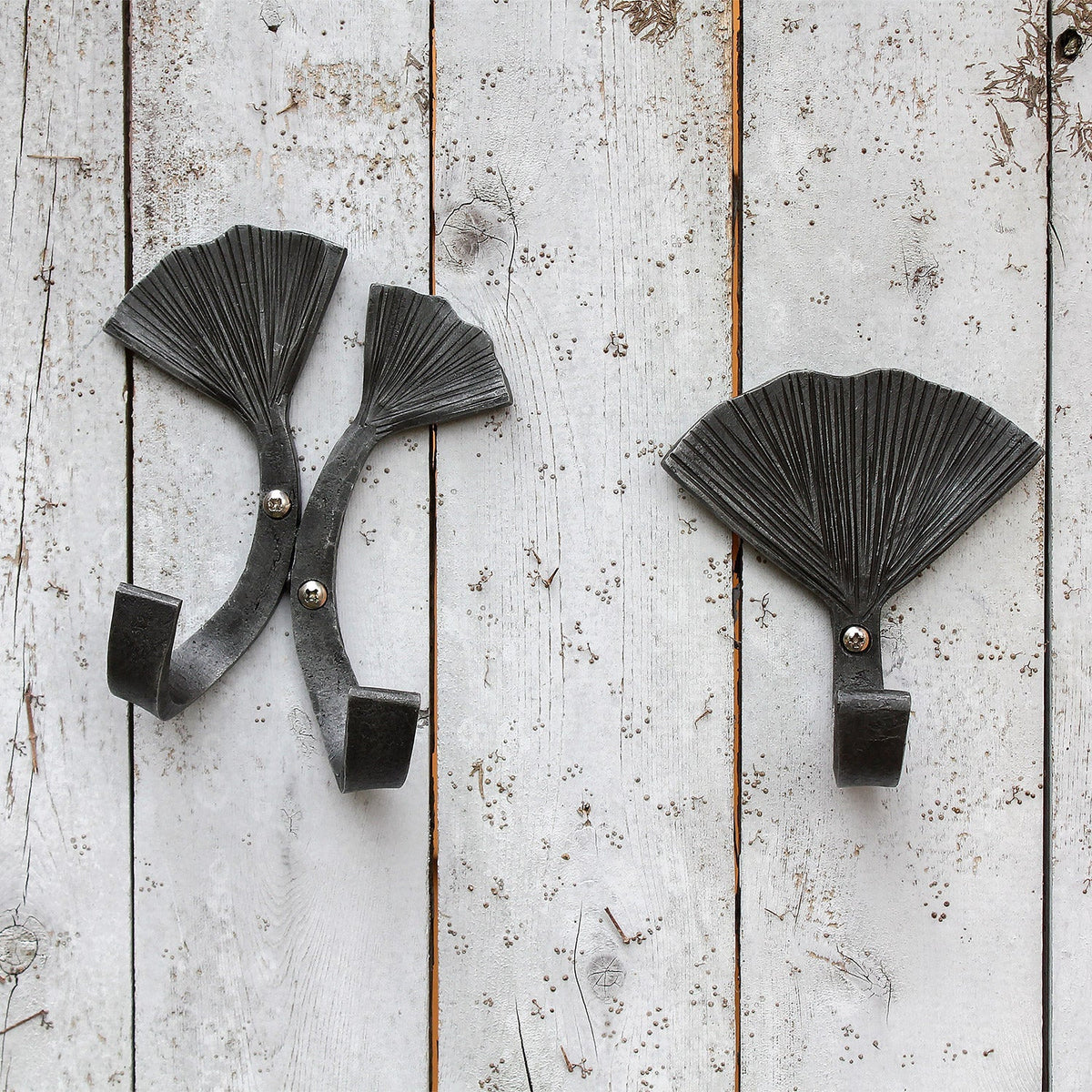 Double Ginkgo Leaf Hook Leaf Hook