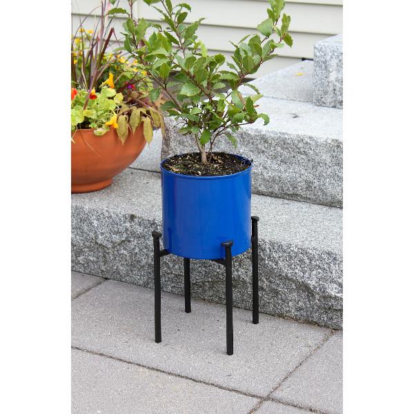 Eileen Planter with Steel Patina Pot Patina Pot