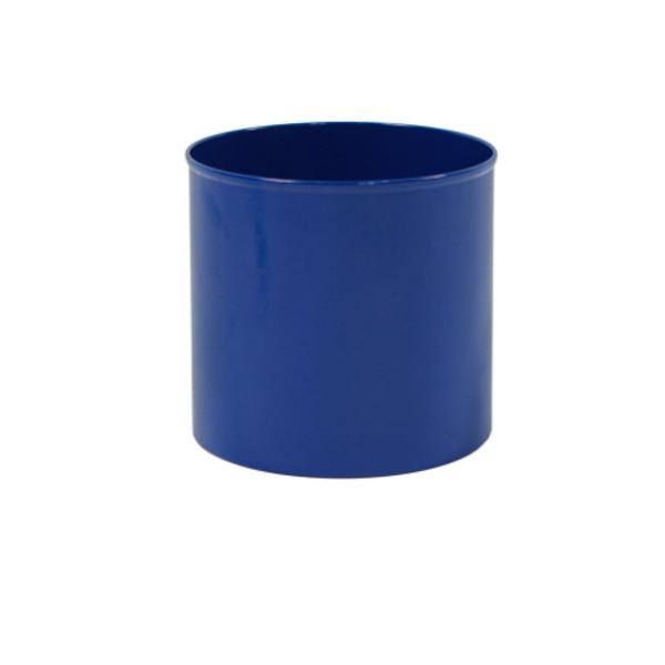 Eileen Planter with Steel Patina Pot Patina Pot Patina Pot / French Blue