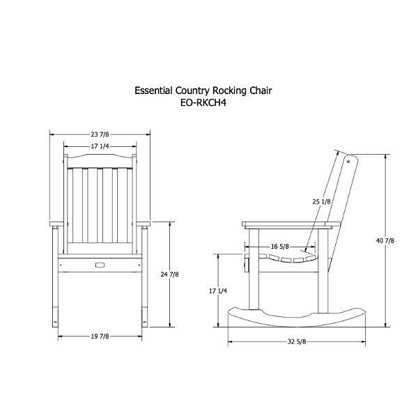 Essential Country Rocking Chair Rocking Chairs