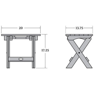 Essential Folding Side Table Side Table