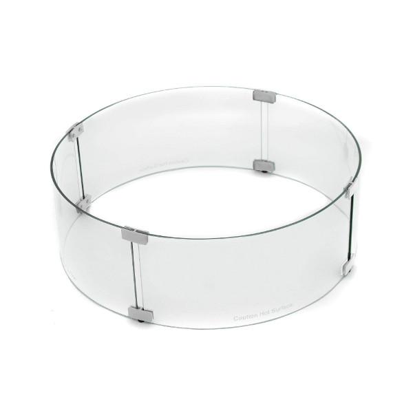 Fire Pit Round Glass Wind Screen Fire Pits
