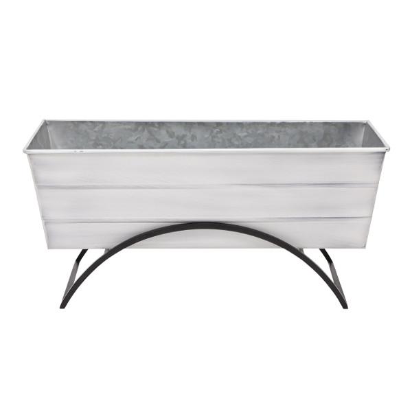 Flower Box With Odette Stand Flower Box Medium / White