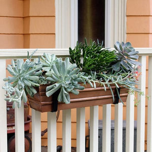 Flower Box with Wall Brackets Flower Box