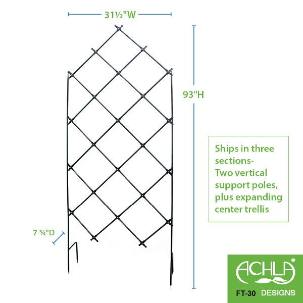 Freestanding Lattice Garden Trellis Garden Trellis / free standing metal trellis