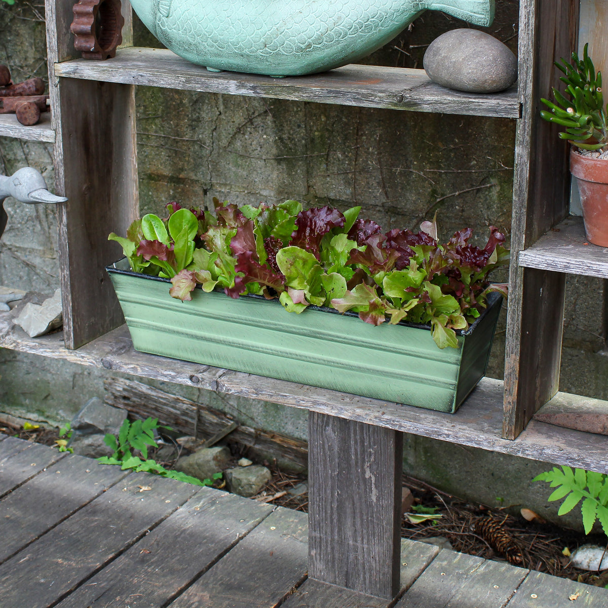 Galvanized Steel Flower Box Planter Flower Box