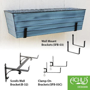 Galvanized Steel Flower Box Planter Flower Box Planter