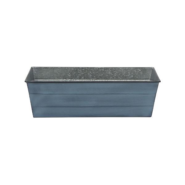 Galvanized Steel Flower Box Planter Flower Box Planter Large / Nantucket Blue