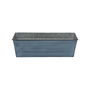Galvanized Steel Flower Box Planter Flower Box Planter Large / Nantucket Blue