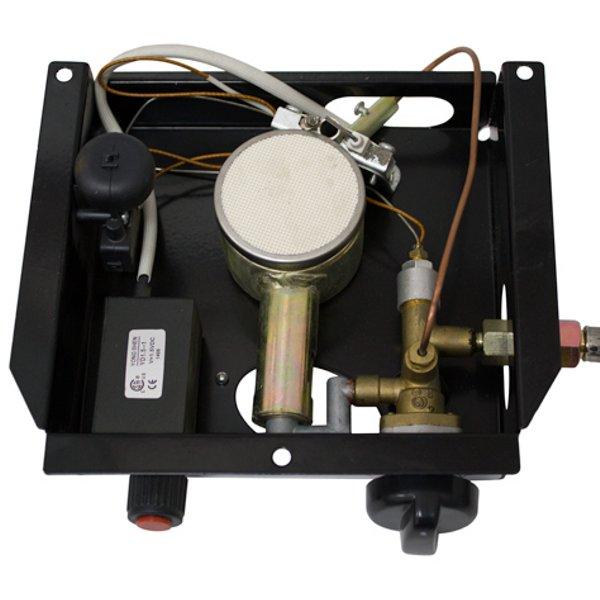 Glass Tube Burner for Triangle Heater 3 Bolt Tube Burner