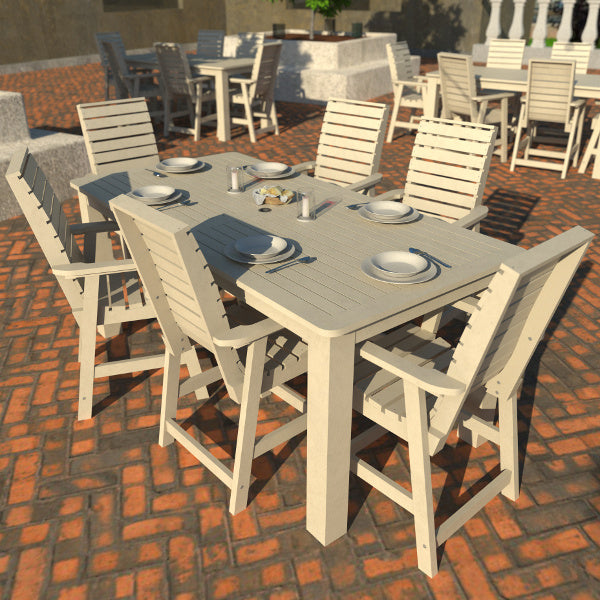 Glennville 7pc 42x84 Counter Dining Set Dining Set