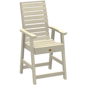 Glennville Counter Dining Arm Chair Arm Chair Whitewash