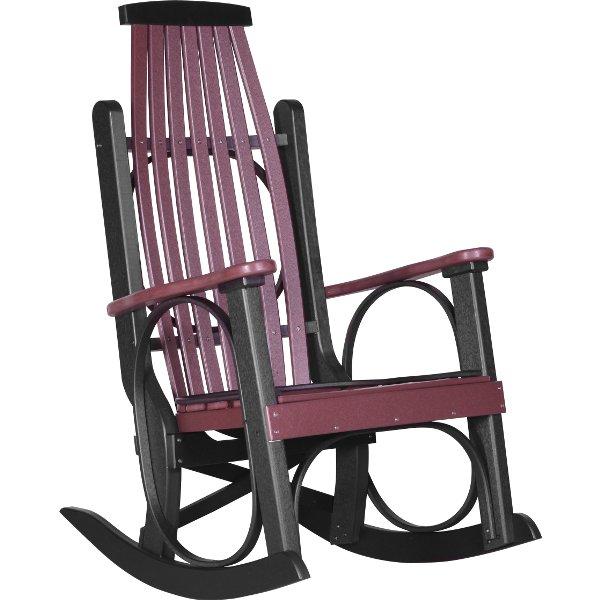 Grandpa's Rocker Rocker Chair Cherrywood &amp; Black
