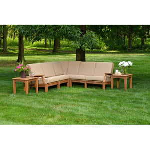 Granville Deep Seating Sectional Right Arm Loveseat With Cushions - The Charming Bench Company