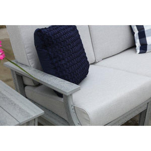 Granville Deep Seating Sectional Right Arm Loveseat With Cushions - The Charming Bench Company