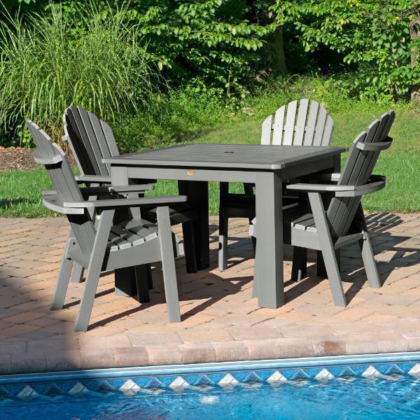 Hamilton Adirondack 5pc Square Outdoor Dining Set Dining Set