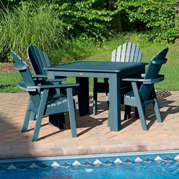 Hamilton Adirondack 5pc Square Outdoor Dining Set Dining Set