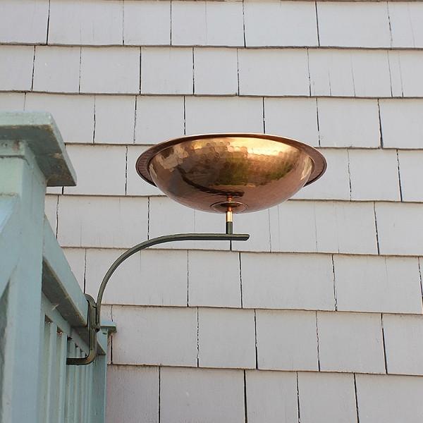 Hammered Copper Birdbath Bowl Copper Birdbath Bowl
