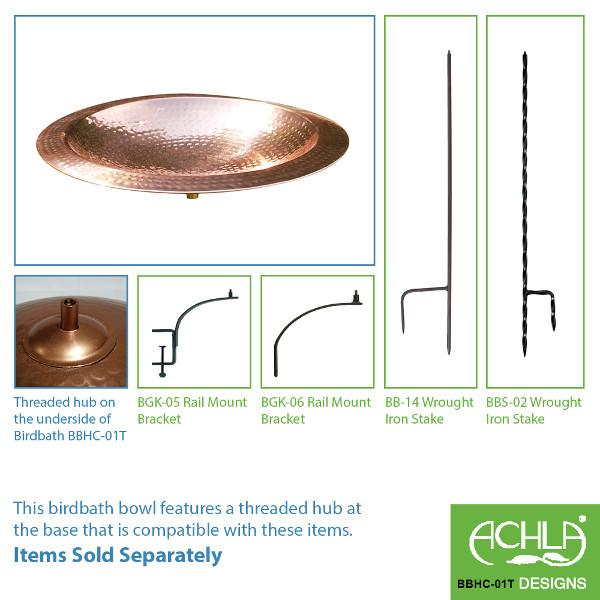 Hammered Copper Birdbath Bowl Copper Birdbath Bowl