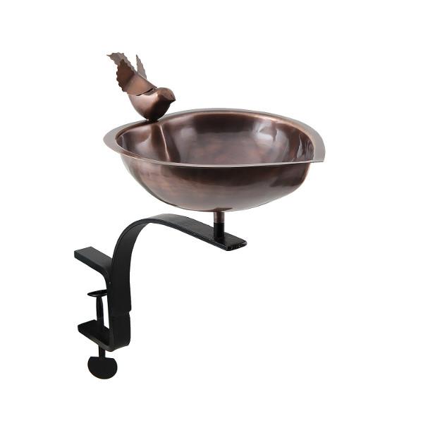 Heart Shaped Birdbath Birdbath Bowl &amp; Rail Bracket