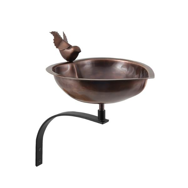 Heart Shaped Birdbath Birdbath Bowl &amp; Wall Bracket