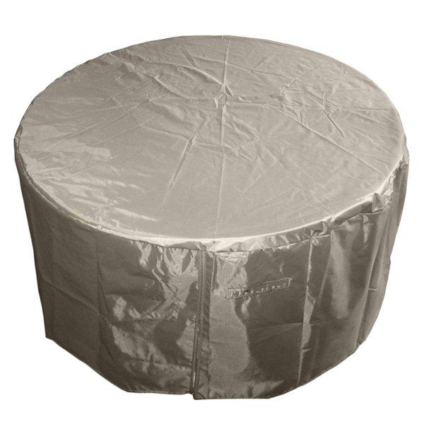 Hiland Round Heavy Duty Waterproof Propane Fire Pit Cover Fire Pit Cover
