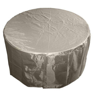 Hiland Round Heavy Duty Waterproof Propane Fire Pit Cover Fire Pit Cover