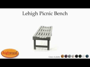 Lehigh Backless Synthetic Wood Picnic Bench