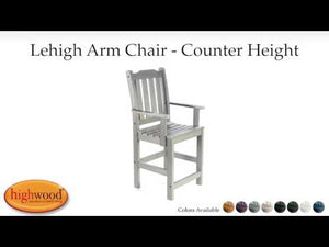 Lehigh Counter Height Outdoor Armchair