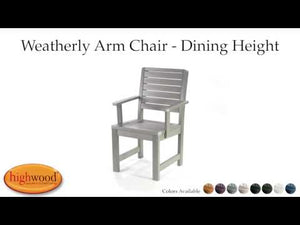 Weatherly Outdoor Dining Armchair