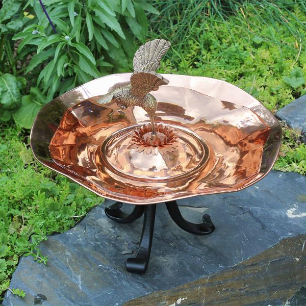 Hummingbird Birdbath Birdbath