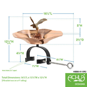 Hummingbird Birdbath Birdbath