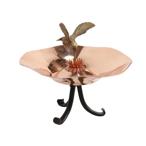 Hummingbird Birdbath Birdbath Bowl &amp; Tripod Stand